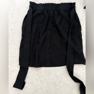 Emery Rose paper bag skirt